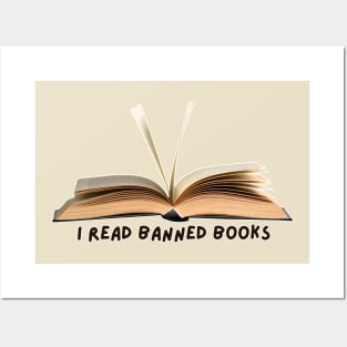 i read banned books Posters and Art